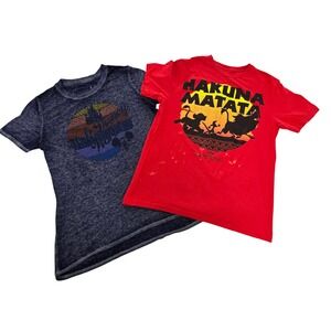 Disney T Shirt Lot Small Lion King Hakuna Matata Walt Disney World